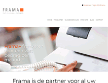 Tablet Screenshot of frama.nl