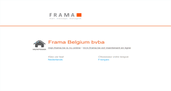Desktop Screenshot of frama.be